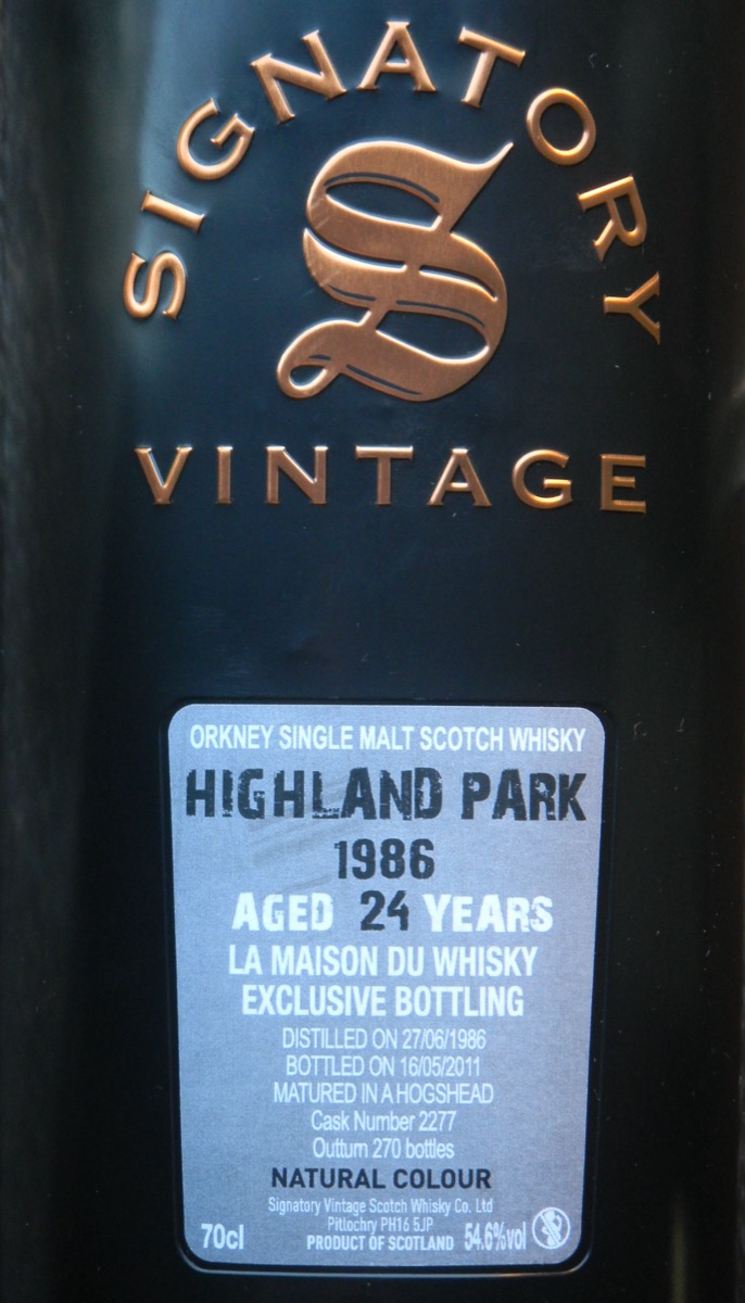 121110 Single Malt Degustação Harari